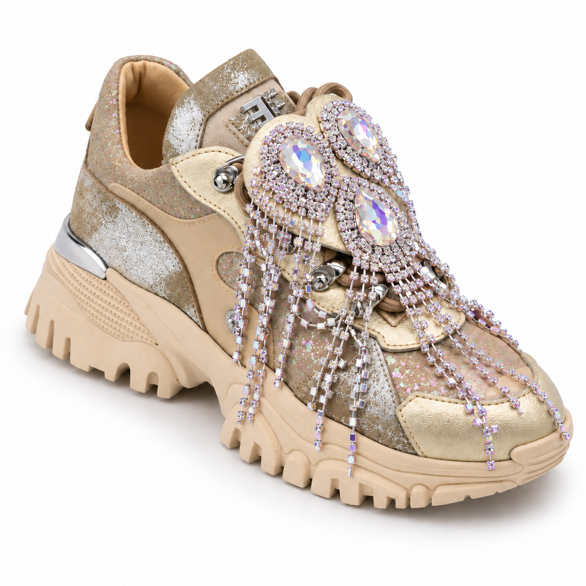 Caroline Nude Silver